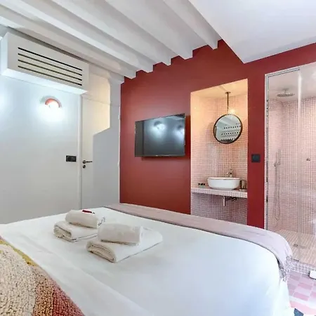 Les Halles - Luxurious & Colorful 4bd For 16 Guest * Párizs