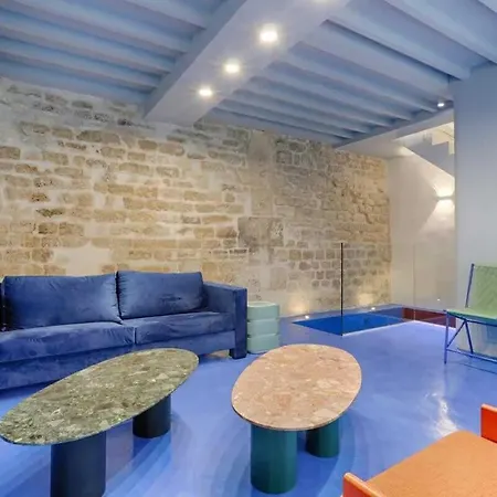 Les Halles - Luxurious & Colorful 4bd For 16 Guest Apartman Párizs