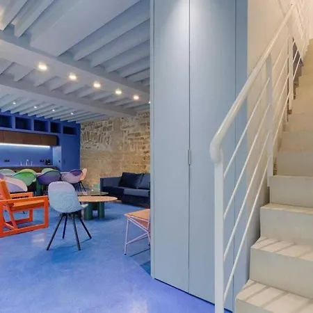 Les Halles - Luxurious & Colorful 4bd For 16 Guest Paříž